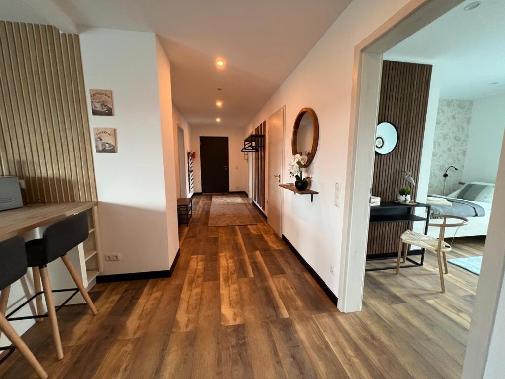 Grosse Wohnung Wellness + Sauna + Netflix Petershagen Esterno foto