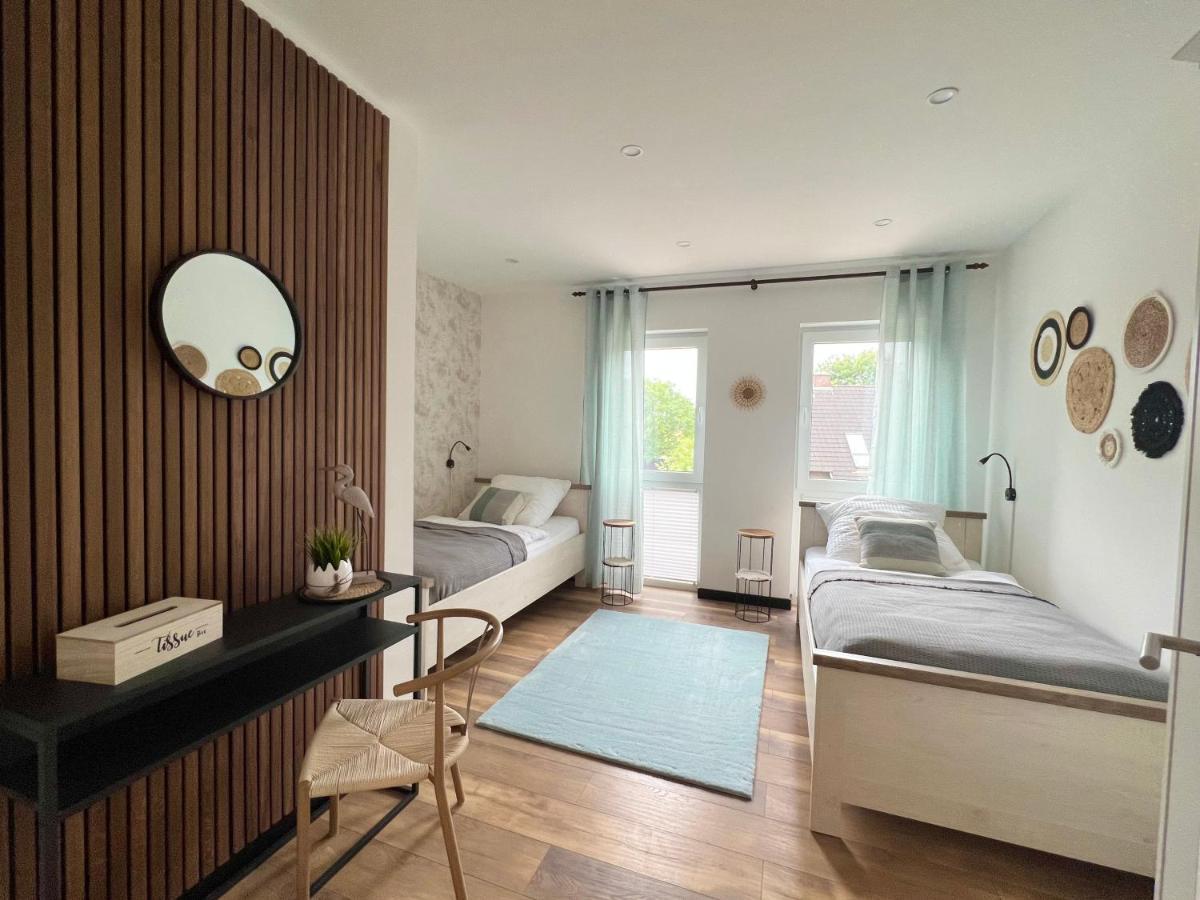 Grosse Wohnung Wellness + Sauna + Netflix Petershagen Esterno foto